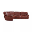 Thaniel 6-Pc. Leather Sectional with 3 Power Recliners and 1 USB Console