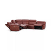 Thaniel 6-Pc. Leather Sectional with 3 Power Recliners and 1 USB Console