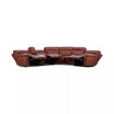Thaniel 6-Pc. Leather Sectional with 3 Power Recliners and 1 USB Console