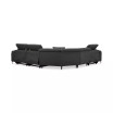 Adney 5-Pc. Power Recliner Fabric Sectional Sofa