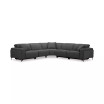 Adney 5-Pc. Power Recliner Fabric Sectional Sofa