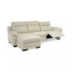 Julius II 3-Pc. Leather Sectional Sofa With 1 Power Recliner, Power Headrests, Chaise And USB Power Outlet