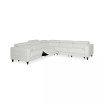 Silvanah 5-Pc. "L" Leather Sectional with 3 Power Recliners