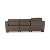 Julius II 3-Pc. Leather Chaise Sectional Sofa With 2 Power Recliners, Power Headrests And USB Power Outlet