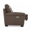 Julius II 3-Pc. Leather Chaise Sectional Sofa With 2 Power Recliners, Power Headrests And USB Power Outlet