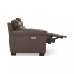 Julius II 3-Pc. Leather Chaise Sectional Sofa With 2 Power Recliners, Power Headrests And USB Power Outlet