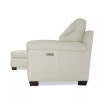 Julius II 3-Pc. Leather Chaise Sectional Sofa With 2 Power Recliners, Power Headrests And USB Power Outlet