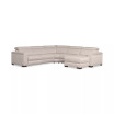 Nevio 124" 5-Pc. Fabric Sectional Sofa with Chaise