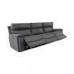 Hutchenson 3-Pc. Fabric Sectional with 3 Power Recliners and Power Headrests