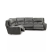 Terrine 4-Pc. Fabric Sectional with 2 Power Motion Recliners