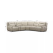 Lenardo 6-Pc. Leather Sectional with 3 Power Recliners and Console