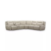 Lenardo 6-Pc. Leather Sectional with 3 Power Recliners and Console