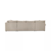 Wrenley 138" 3-Pc. Fabric Sectional Chaise Sofa