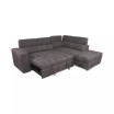 Yarrin 122" 3-Pc. Fabric Sleeper Sectional Sofa