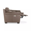 Julius II 5-Pc. Leather Sectional Sofa With 3 Power Recliners, Power Headrests & USB Power Outlet