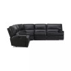 Binardo 136" 6 Pc Zero Gravity Leather Sectional with 2 Power Recliners and 1 Console