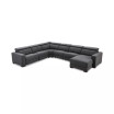 Nevio 157" 6-Pc. Fabric Sectional Sofa with Chaise