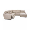Gabrine 5-Pc. Leather Sectional with 2 Power Headrests and Chaise