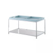 Palm Beach Coffee Table with Shelf and Removable Trays