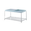 Palm Beach Coffee Table with Shelf and Removable Trays