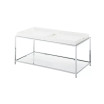 Palm Beach Coffee Table with Shelf and Removable Trays