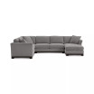 Elliot II 138" Fabric 3-Pc. Chaise Sectional