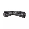 Gabrine 6-Pc. Leather Sectional with 2 Power Headrests