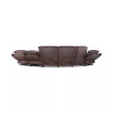 Dextan Leather 5-Pc. Sectional with 3 Power Recliners