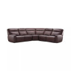 Dextan Leather 5-Pc. Sectional with 3 Power Recliners