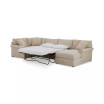 Wrenley 138" 4-Pc. Fabric Modular Chaise Sleeper Sectional Sofa
