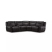 Lenardo 5-Pc. Leather Sectional with 2 Power Motion Recliners and Console