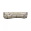 Lenardo 5-Pc. Leather Sectional with 2 Power Motion Recliners and Console