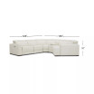 Jenneth 5-Pc. Leather Sofa with 2 Power Motion Recliners and Cuddler