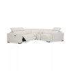 Jenneth 5-Pc. Leather Sofa with 2 Power Motion Recliners and Cuddler