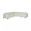 Silvanah 5-Pc. "L" Leather Sectional with 2 Power Recliners
