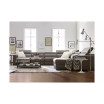 Nevio 6-pc Leather Sectional Sofa with Chaise, 3 Power Recliners and Articulating Headrests