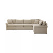Wrenley 137" 5-Pc. Fabric L-Shape Modular Sectional Sofa