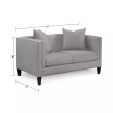 Braylei 61"  Fabric Track Arm Loveseat