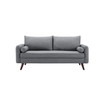 Carmel Modern Style Sofa With Fabric Upholstery