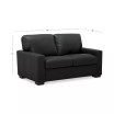 Ennia 59" Leather Loveseat