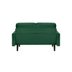 34.5" Wood, Steel, Foam and Polyester Micheal Loveseat