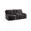 Elevated Power Recliner Loveseat