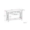Kitchener Solid Wood Console Sofa Table