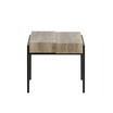 20" H Manufactured Wood, Metal and Iron Side Table