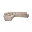Gabrine 6-Pc. Leather Sectional with 3 Power Headrests