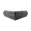 Gabrine 5-Pc. Leather Sectional with 3 Power Headrests