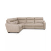 Gabrine 4-Pc. Leather Sectional with 2 Power Headrests