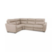 Gabrine 4-Pc. Leather Sectional with 2 Power Headrests
