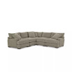 Rhyder 5-Pc. Fabric Sectional Sofa with Armless Chair