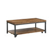 Lantana 48" Wood Finish Cocktail Table with Casters